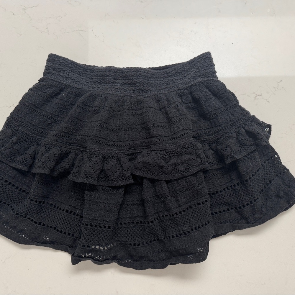 Aerie Black Lace Skirt